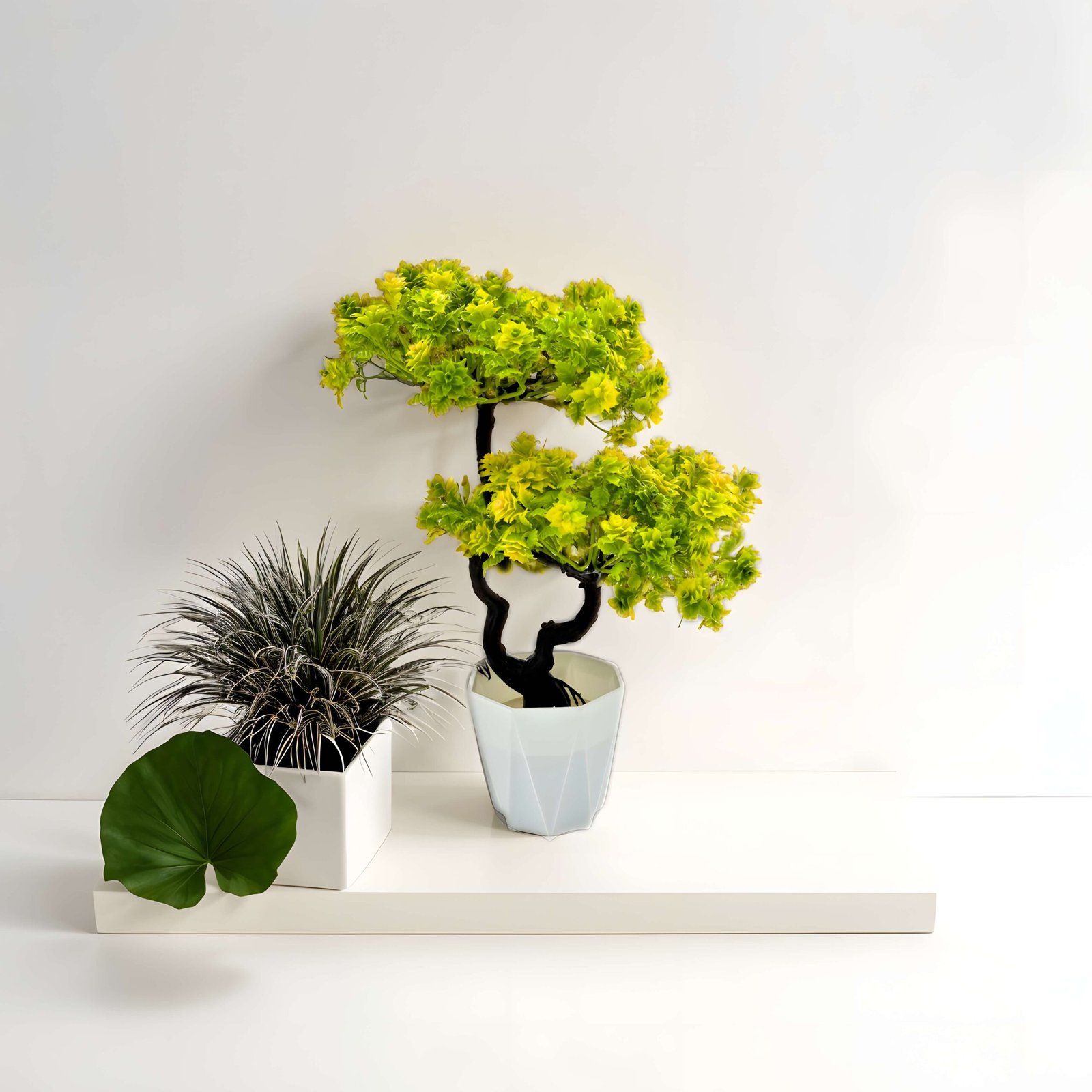 Artificial Plants for Home Decorarion Tree with Pot for Home Center Livingroom Table Shelf Entrance Office Decorative Potted Plants (RV-AP8)